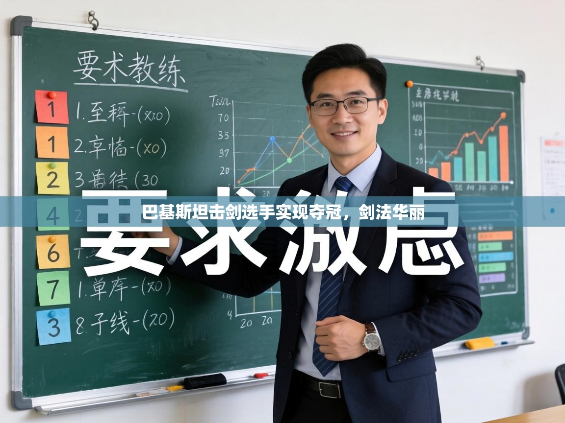 巴基斯坦击剑选手实现夺冠，剑法华丽